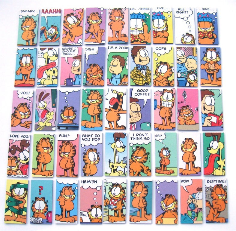 Uses for a dated garfield book
